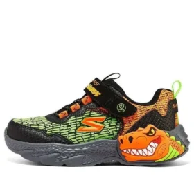 Sneakersy Dino-Lights „Green Orange Black”