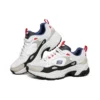 Sneakersy Stamina białe/szare/czerwone