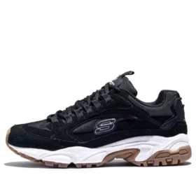 Sneakersy Stamina Czarne/Białe/Brązowe