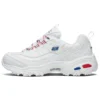 Snickers x Skechers D’ Lites 1.0 Niskie buty typu „daddy shoes” Białe