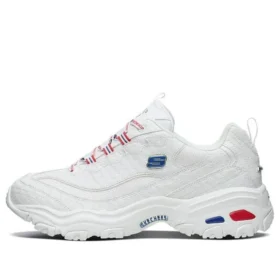 Snickers x Skechers D’ Lites 1.0 Niskie buty z grubą podeszwą Białe