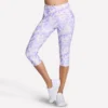Spodnie capri GO FLEX z nadrukiem i wysokim stanem Spodnie capri GO FLEX z nadrukiem i wysokim stanem