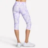 Spodnie capri GO FLEX z nadrukiem i wysokim stanem Spodnie capri GO FLEX z nadrukiem i wysokim stanem