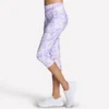 Spodnie capri GO FLEX z nadrukiem i wysokim stanem Spodnie capri GO FLEX z nadrukiem i wysokim stanem