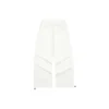 Spodnie codzienne z prostym krojem i literowym logo „White”