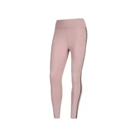 Sportowe dzianinowe legginsy fitness „Black Pink”