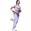Sportowe spodnie z tkaniny „Purple”