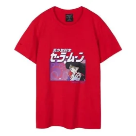 SS20 Sailor Moon Crossover z krótkim rękawem, czerwone