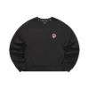 Sweter codzienny z okrągłym dekoltem „Black Red”