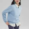 Sweter z długim rękawem SKX „Teal”