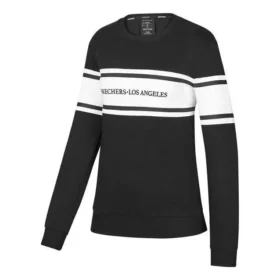 Sweter z długim rękawem z nadrukiem liter „Black White”