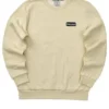 Sweter z długim rękawem z nadrukiem logo „Beige”
