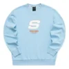 Sweter z kapturem Sport Letter „Blue White”