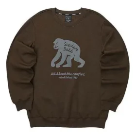 Sweter z nadrukiem „Brown Grey”