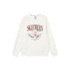 Sweter z nadrukiem kwiatowym „Blue White Grey”