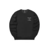 Sweter z nadrukiem liter „Black White”