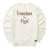 Sweter z nadrukiem liter „White Red”