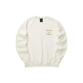 Sweter z nadrukiem liter „White Red”
