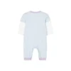 Sweter z nadrukiem liter z kreskówek „Purple White Blue”