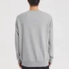 Sweter z nadrukiem logo „Czarny Szary Biały Fioletowy”