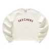 Sweter z nadrukiem logo „White Red”