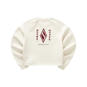 Sweter z nadrukiem logo „White Red”
