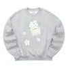 Sweter z nadrukiem Skechers x XIAOLI „Grey White”