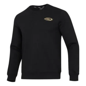 Sweter z okrągłym dekoltem i nadrukiem logo Skechers x SKX „Black Yellow”