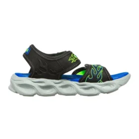 Thermo Splash Wsuwane Sport Light-Up Sandały „Black Blue”