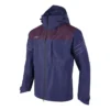 Tkana kurtka z kapturem „Navy Burgundy”