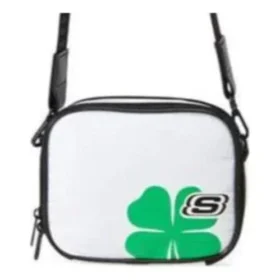 Torba na ramię z logo w kształcie koniczyny „White Green”