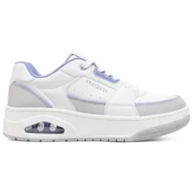Uno Court – buty w stylu court „White Grey Blue”