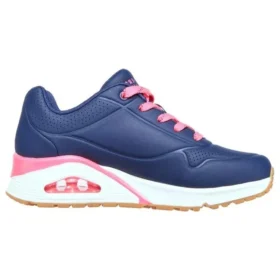 Uno Highlines Low-Top Niebieskie/Różowe