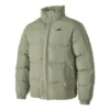 Waterproof kurtka puchowa z nadrukiem liter „Olive Green”