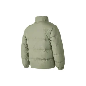 Waterproof kurtka puchowa z nadrukiem liter „Olive Green”