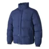Waterproof puchowa kurtka z nadrukiem literowym „Teal”