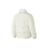 Waterproof puchowa kurtka z nadrukiem literowym „White”