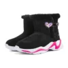 Wygodne zimowe botki „Black Pink”