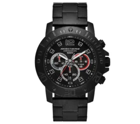 Zegarek chronograf ze stali nierdzewnej