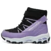 Zimowe wygodne botki „Black Purple”