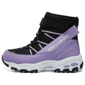 Zimowe wygodne botki „Black Purple”