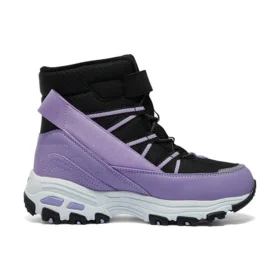 Zimowe wygodne botki „Black Purple”